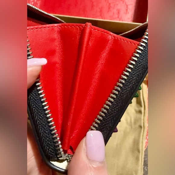 Christian Louboutin Panettone Continental Zippy Wallet LIKE NEW - Picture 12 of 15